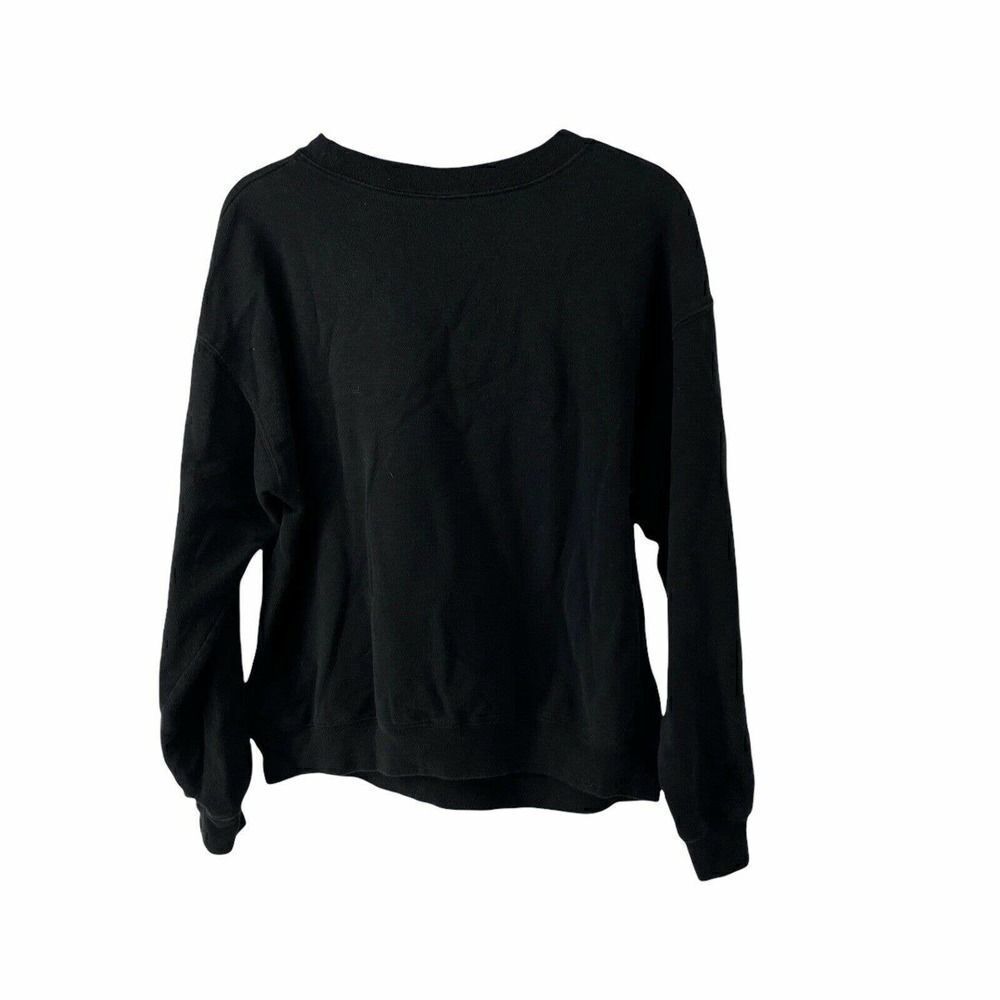 Disney TheĀ Lion King Sweatshirt Black Crewneck Juniors SizeāL 11-13 SimbaāNala - Picture 2 of 5